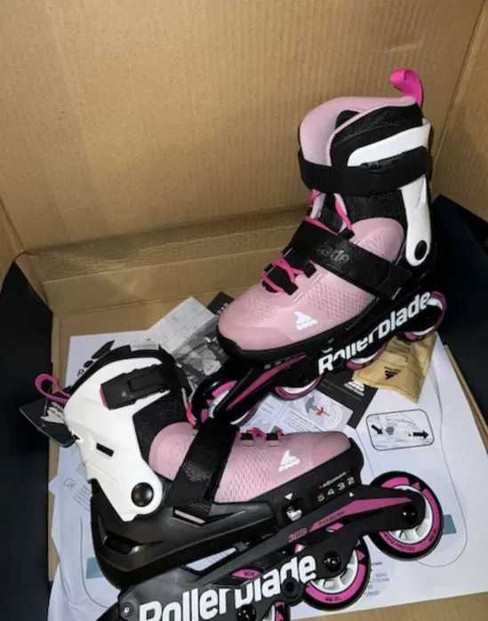 Дитячі ролики Rollerblade Microblade G рожеві