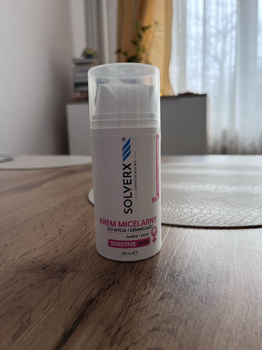 Solverx krem micelarny do mycia i demakijażu twarzy i oczu