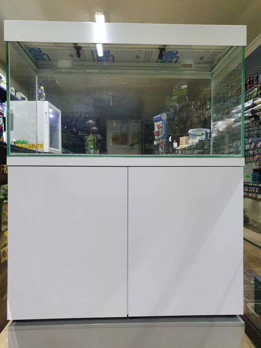 Akwarium 200 L - 100x40x50 optiwhite  zestaw akwariowy, pokrywa,