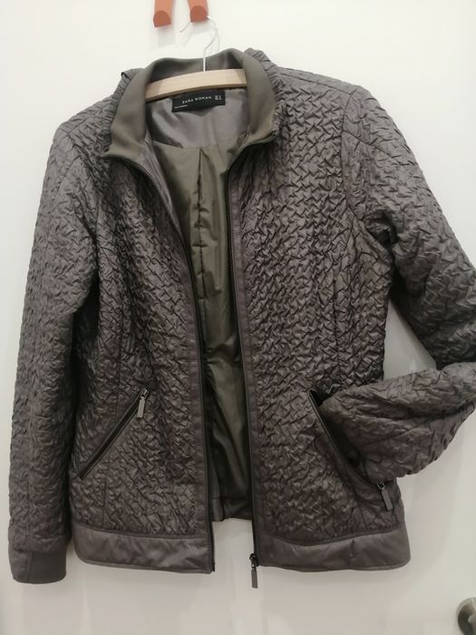 Casaco zara M verde azeitona