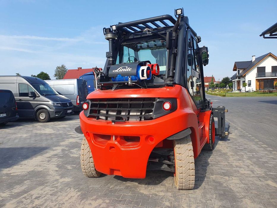 Wózek widłowy LINDE H80T Triplex LPG Chwytak Pozycjoner H70 H60 H100