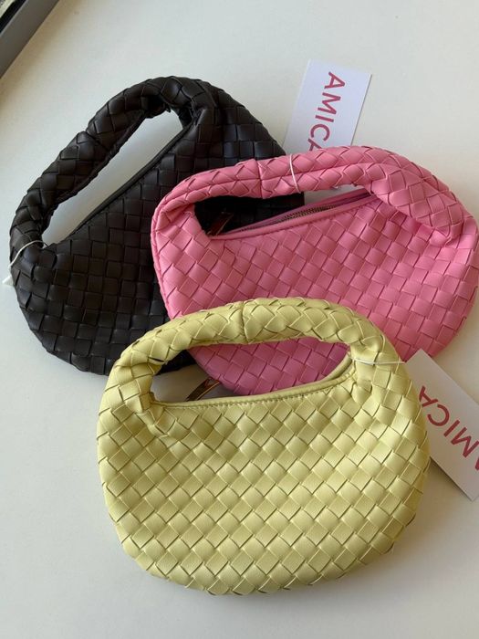 Сумка, клатч лимоного цвета