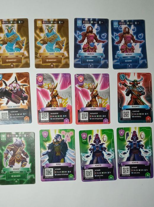 Акційні карточки АТБ Арена 1-2 сезон