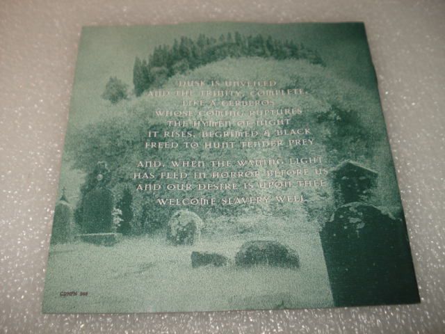 Raro CD de Black Metal - Cradle of Filth/dusk and her embrace