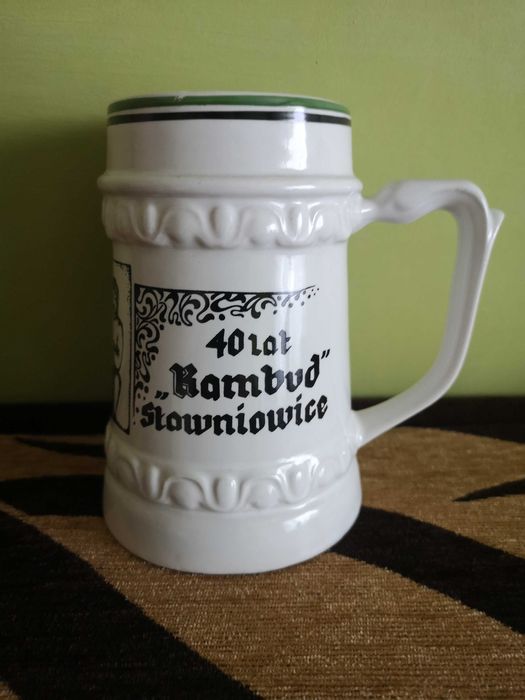 Kufel okolicznościowy Barbórka 1985 Sławniowice