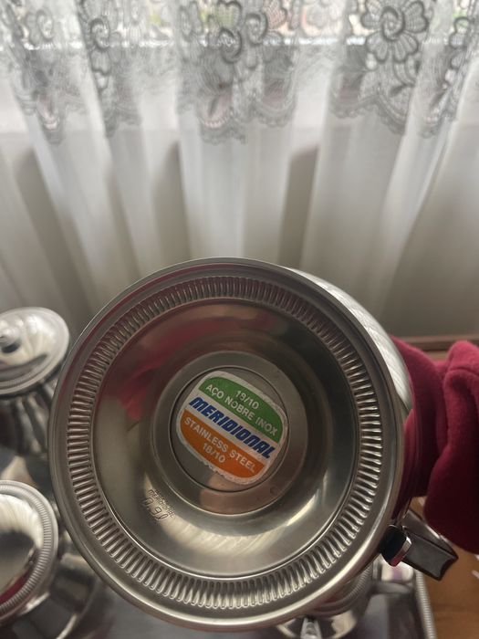 Conjunto de chá em aço inoxidavel