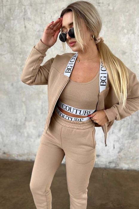 Komplet dresowy Popstar beżowy Brandenburg S