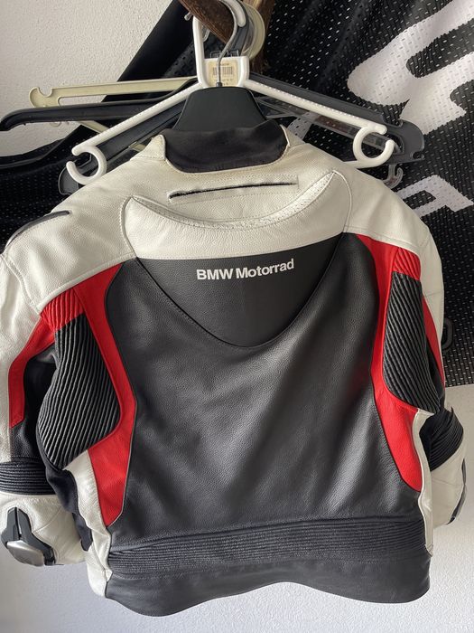 Fato moto em pele BMW como novo