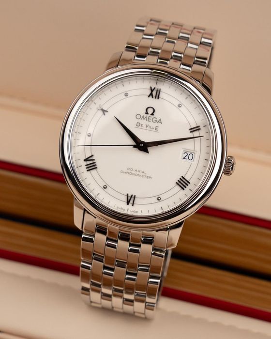 Zegarek męski Omega De ville Prestige Co-Axial 424.10.37.20.04.001