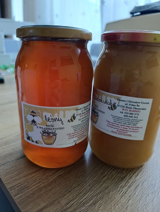 Miód pszczeli z domowej pasieki