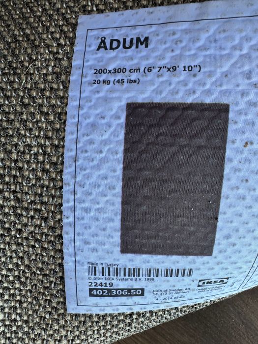 2 Tapetes castanho acinzentado do IKEA
