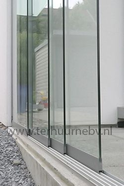 Szyby przesuwne 4m x 2m h /2.5m  nowe
