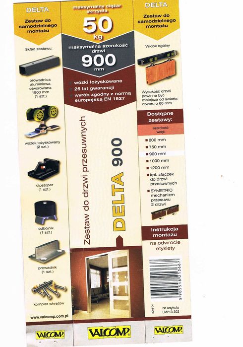 System drzwi przesuwnych