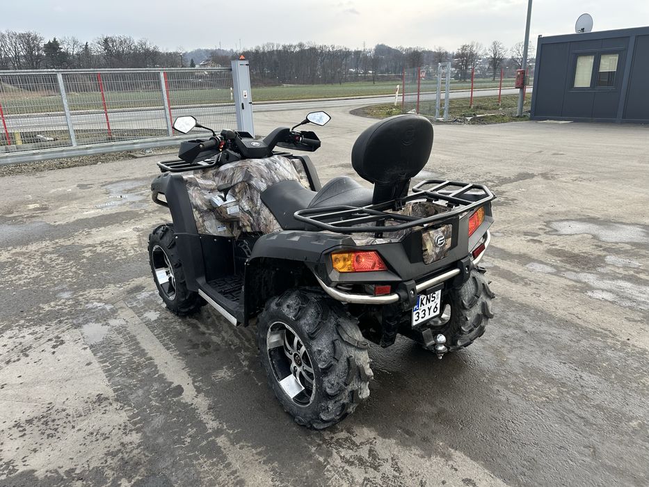 Quad cf moto 820 4x4 pług homologacja, 2 osobowy, eps