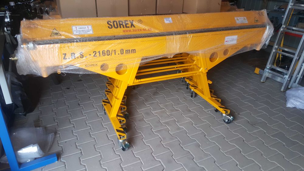 Giętarka do blachy SOREX 2160/1mm Kielce,Radom,Lublin, Gratis dostawa