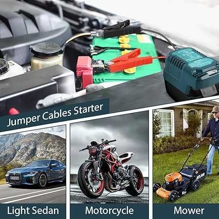 Flintronic Adapter rozruchowy do akumulatora Makita Einhell 18 V