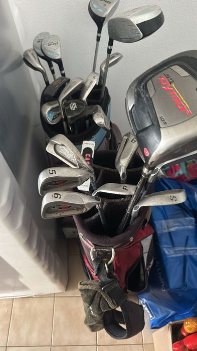 Tacos de golf com bolca.