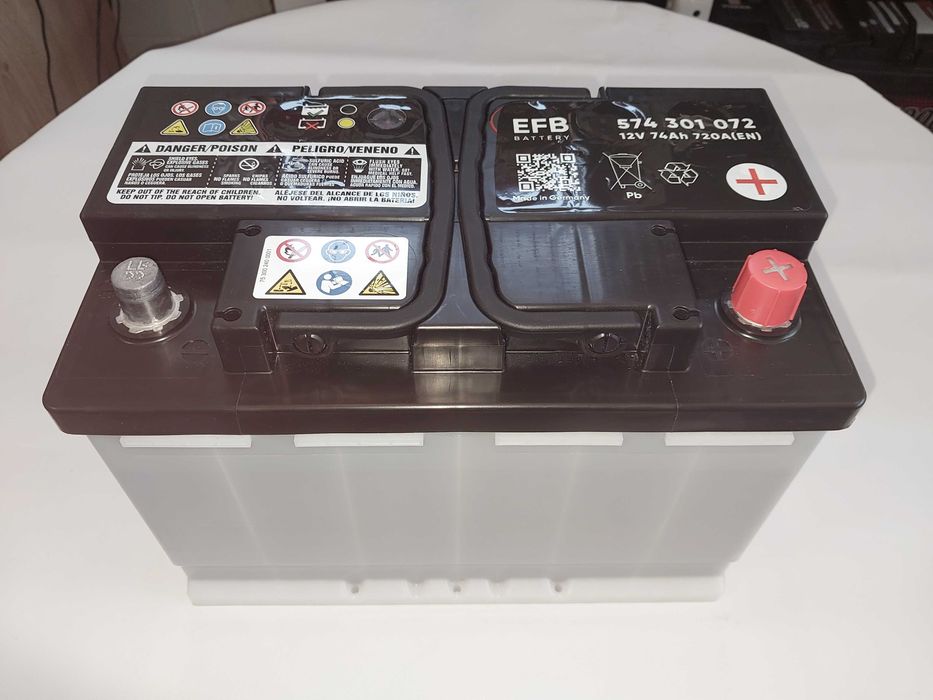 Oryginalny akumulator EFB 74Ah 720A do systemów S-S. Wymiana+Kodowanie w cenie