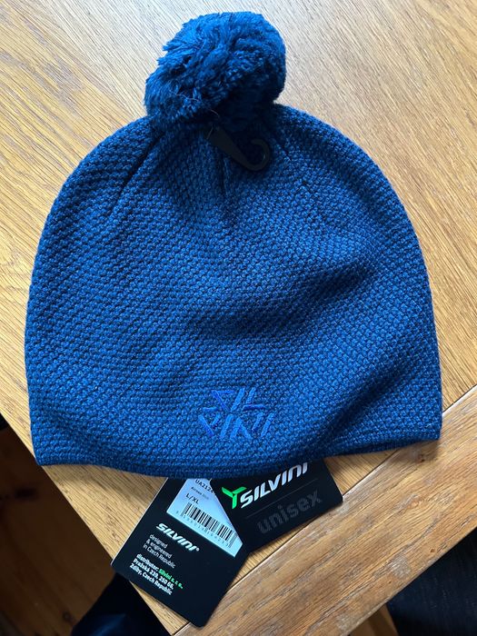 Czapka zimowa Silvini merino granatowa
