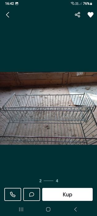 Kosze metalowe do przechowywania  2 sztuki