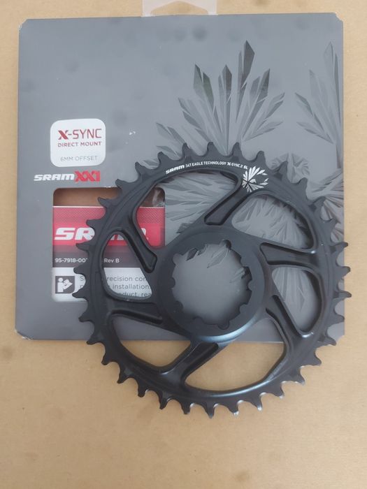 Prato SRAM Eagle SL X-Sync 12V 34t Offset 6 mm preto