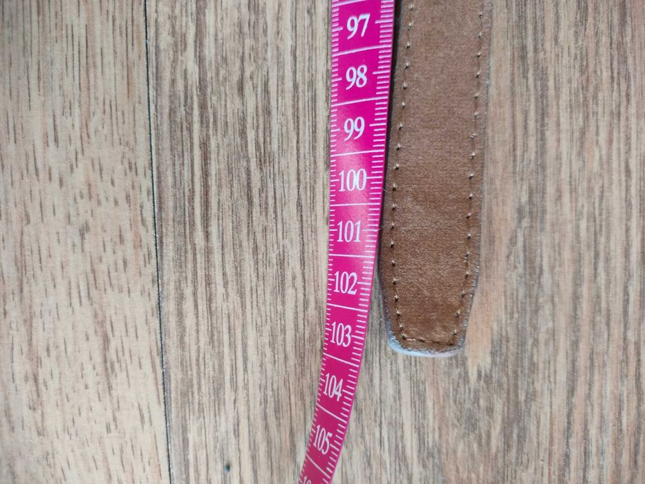Jasnobrązowy pasek damski szer 1,9 cm