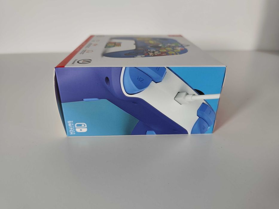 Comando c/ Fios PowerA p/ Nintendo Switch - Edição Super Mario