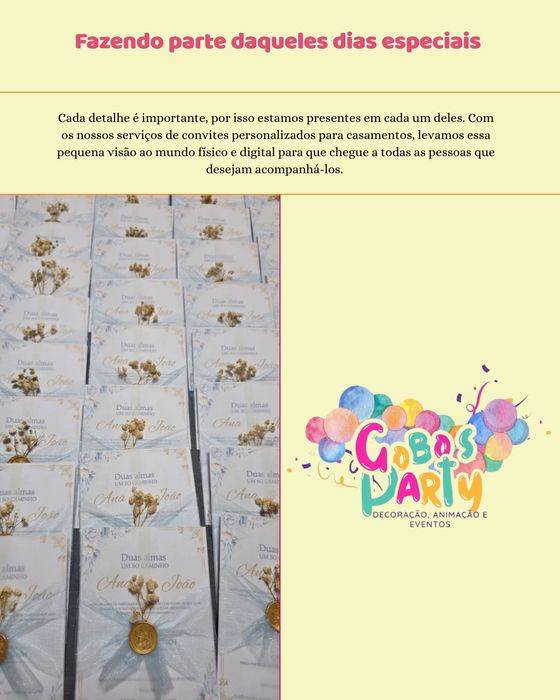 CONVITES / Gobos Party