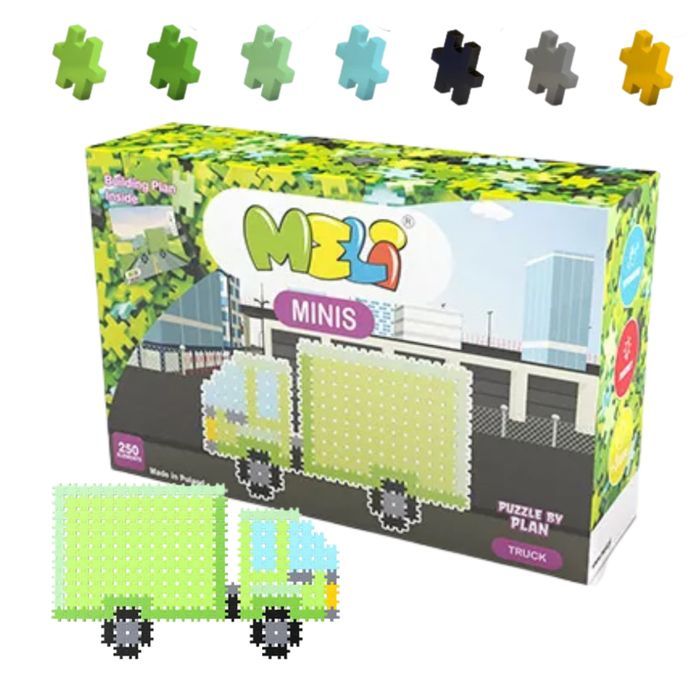 Klocki tematyczne Meli 50360 Minis Truck Thematic 250 El. ciężarówka