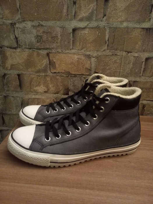 Converse кеды мужские Chuck Taylor Leather Faux Fur Lined Hi-Top р 46.