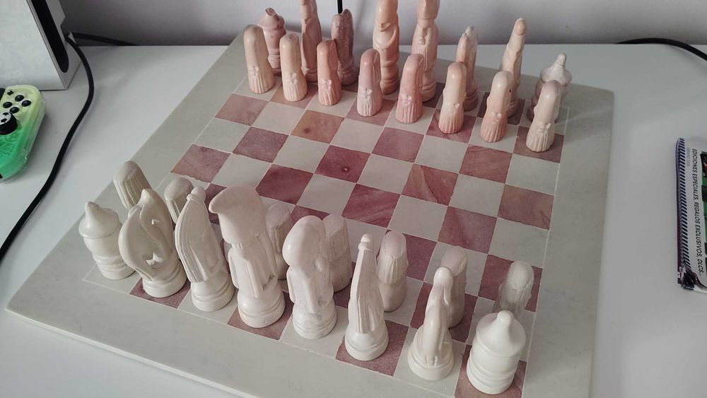 Tablero de Xadres En Piedra de Jábón