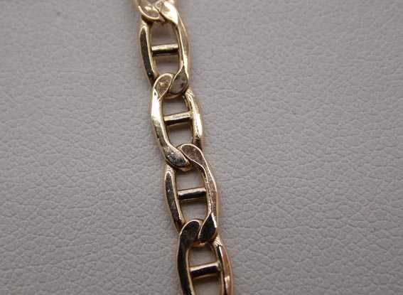 W.Kruk złota bransoletka wzór Gucci 19 cm. 4,6 mm.