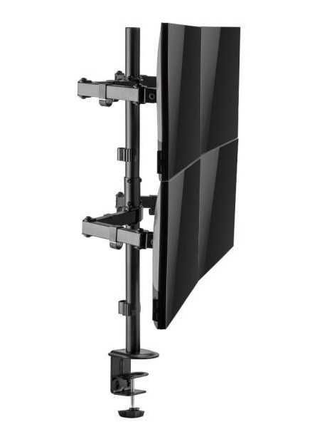 17"-32" Кронштейн для монітора Brateck LDT66-C048 Кріплення для моніторів Настільний кронштейн для чотирьох моніторів Настільне кріплення моніторів