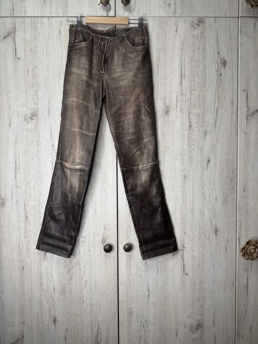 Кожаные брюки Jitrois ( оригинал), размер FR 34 (XS)