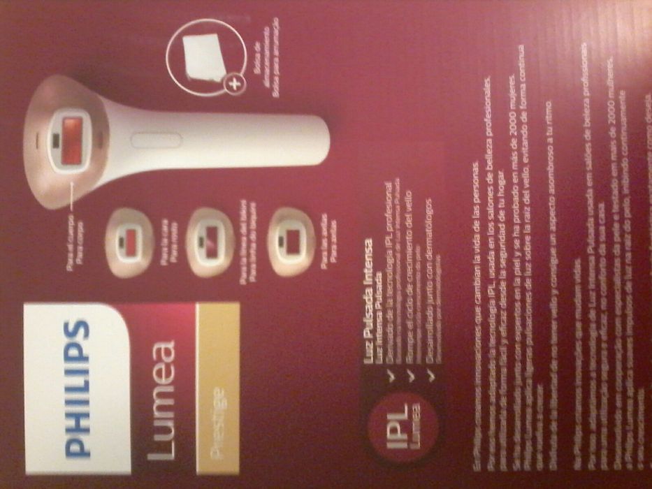 Depiladora philips lumea prestige