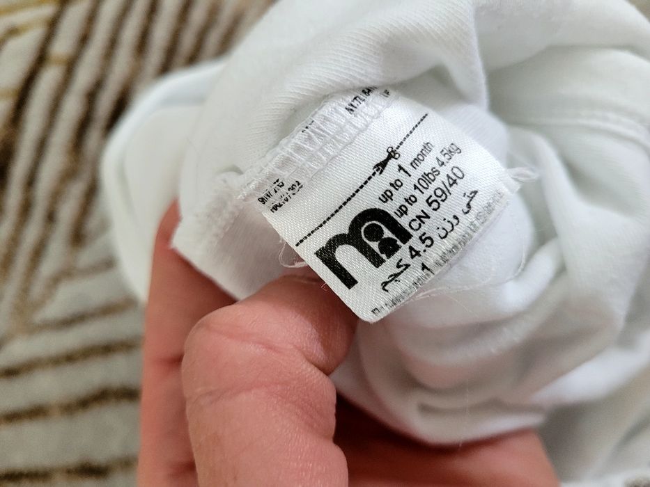 Pajac, body kopertowe H&M, rozm.56