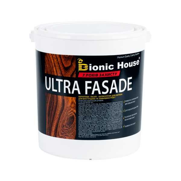 Краска для дерева фасадная Bionic House ULTRA FACADE 10 л Шоколад: 2 ...