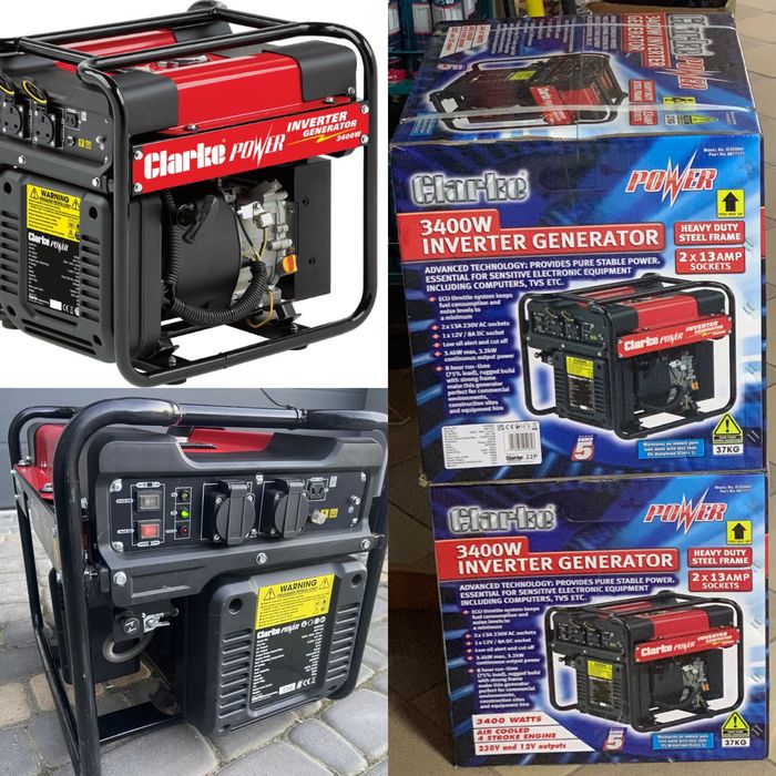 Генератор Інверторний Clarke Power 3400W