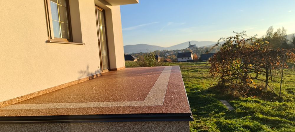 Żywica KAMIENNY DYWAN Schody Balkon Taras
