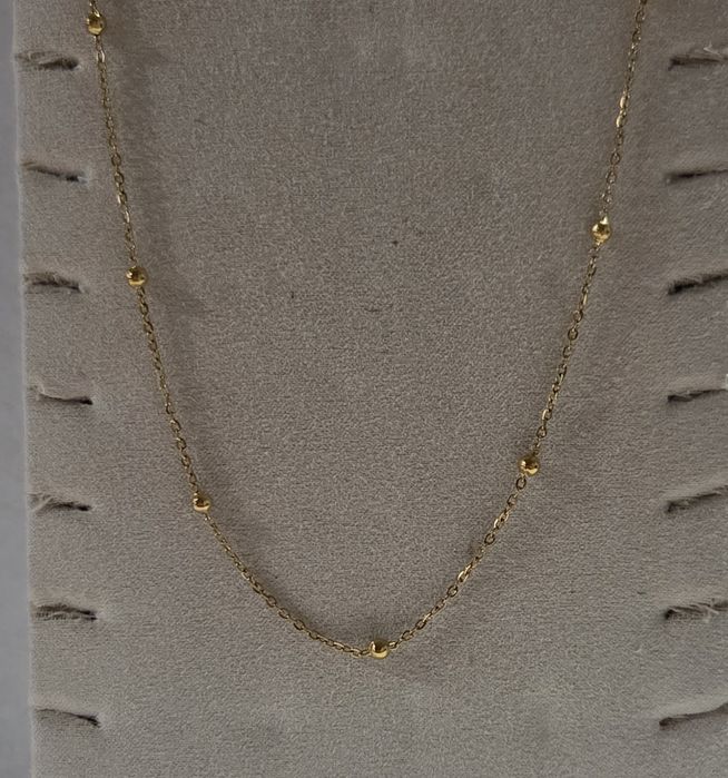 Colar Bolinhas Dourado