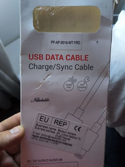 Cabos USB  iPhone