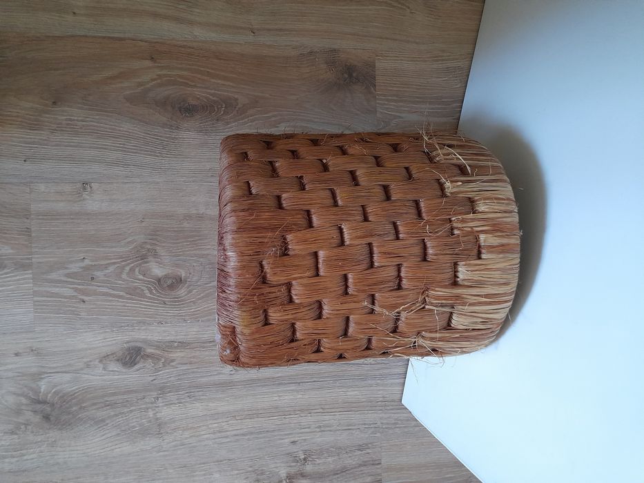 Kosz pojemnik z trawy/ naturalnego włókna