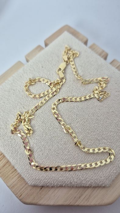 Nowy złoty łańcuszek naszyjnik pancerka p. 585