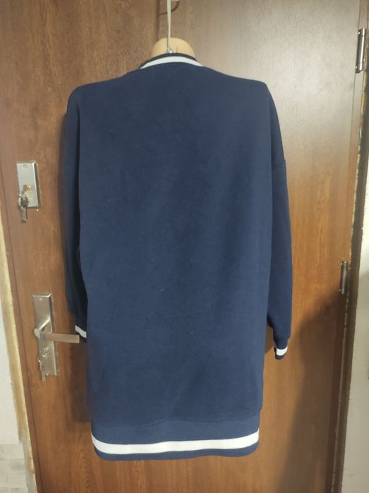 Długa ciepła bluza damska