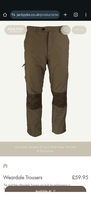 Штани мисливсько-туристичні Jack Pyke Weardale