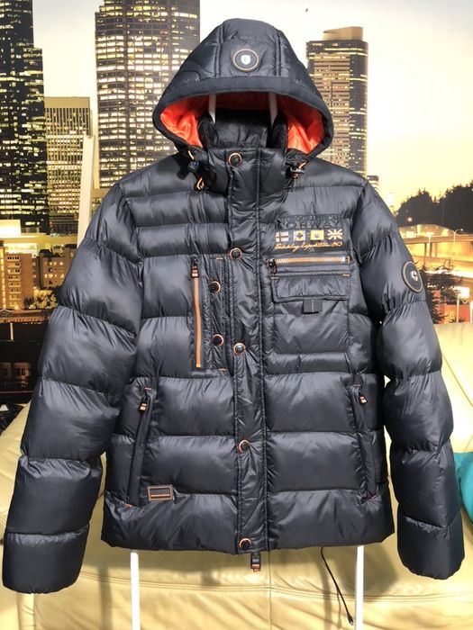 Мужская зимняя куртка Geographical Norway S пуховик зимовий