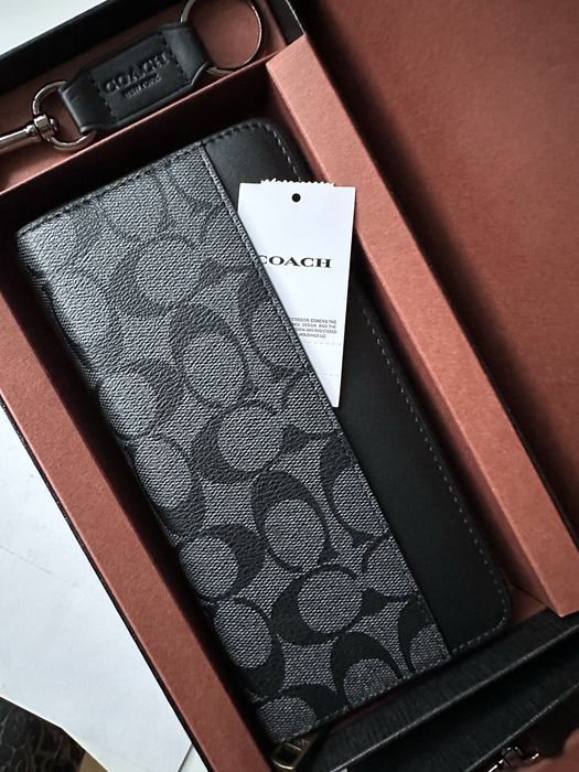 Мужской кожаный кошелек соасh