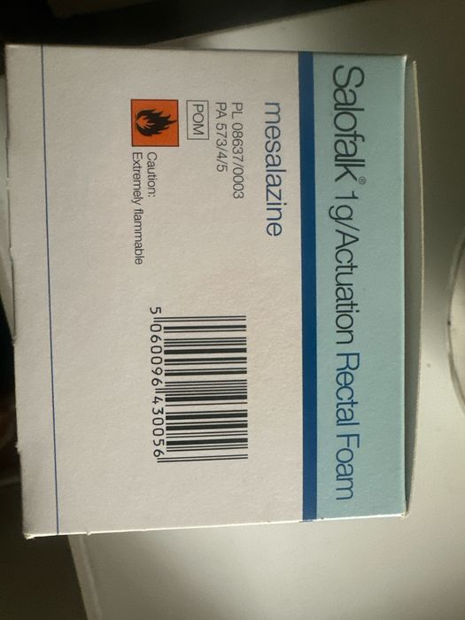 Салофальк піна ректальна