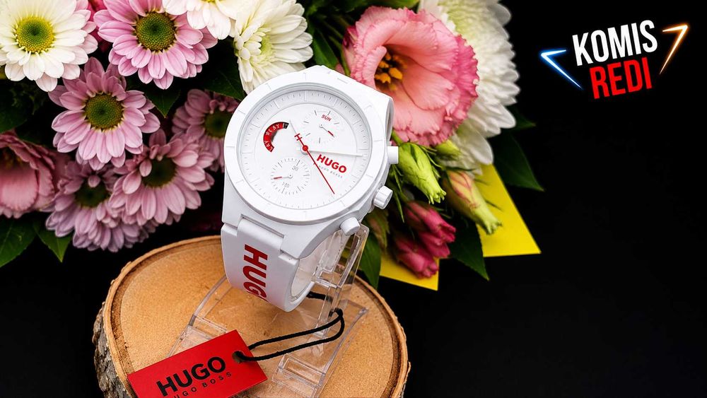 NOWY ZEGAREK HUGO 1530406 + Pudełko Komis Redi