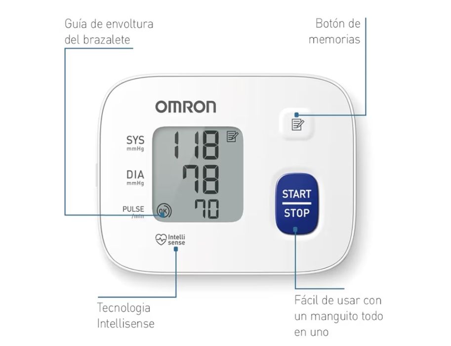 Omron medidor de tensão arterial pulso a funcionar na perfeição, pouco uso
